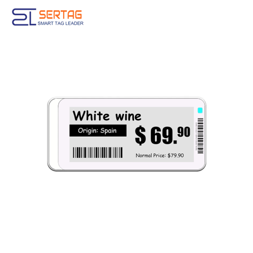 Retail 2.9 inch E ink Electronic Shelf Tag Wireless Digital Price Tag in Grocery Stores