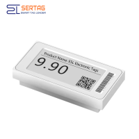 2.4G Etiquetas electrónicas para estantes de 2,1 pulgadas con pantalla TFT reflectante
