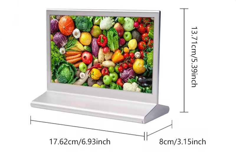 double sides e-ink table card