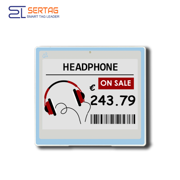 2.4G Sertag 4.2 inch Electronic Shelf Labels Waterproof IP67 Tricolors Retail Price Tags