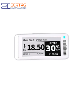 Bluetooth 2.13 inch Small E-ink Electronic Shelf Price Display Digital Smart Labels for Retail