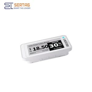 Bluetooth 2.13 inch Small E-ink Electronic Shelf Price Display Digital Smart Labels for Retail