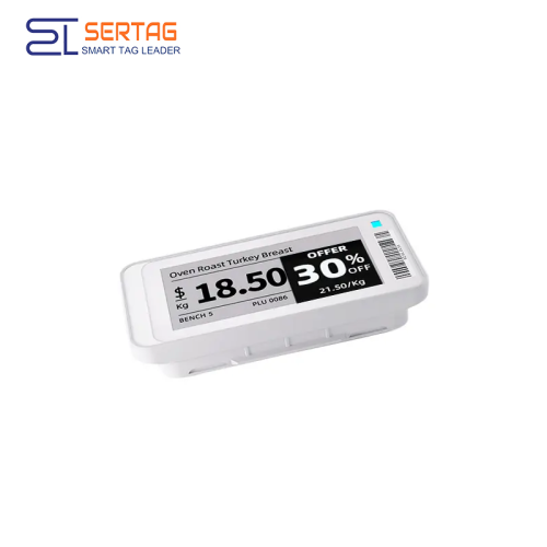 Bluetooth 2.13 inch Small E-ink Electronic Shelf Price Display Digital Smart Labels for Retail