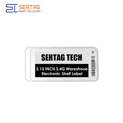 Retail 2.13 inch Digital Tag 2.4G High Quality E paper Price Tag