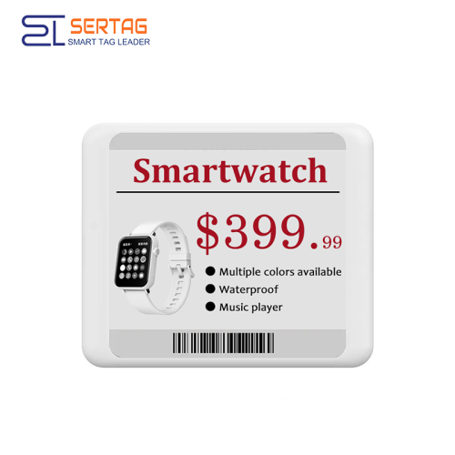 4.2 inch Electronics Price Tag Red 2.4G Wireless E ink Price Display in Retail