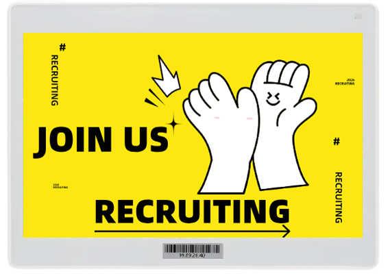 7.3 inch color digital price tag