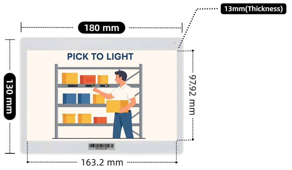 etiqueta electrónica en el comercio minorista