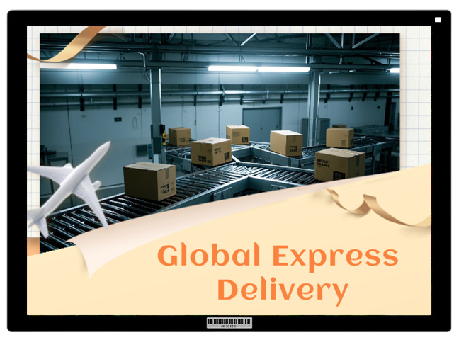 7.3 inch color digital supermarket price tag