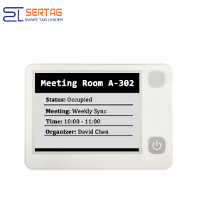 4.2 Inch Electronic Shelf Label 4G Smart Digital Label with Type-C Charging for Meeting