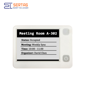 4.2 Inch Electronic Shelf Label 4G Smart Digital Label with Type-C Charging for Meeting