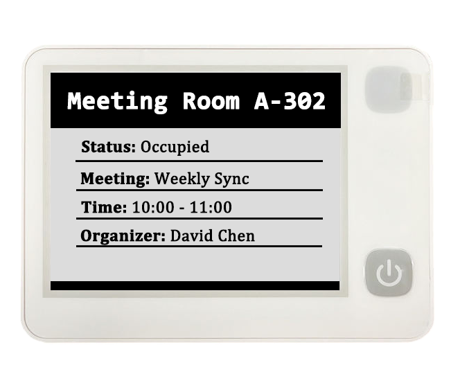 4G smart digital label for meeting