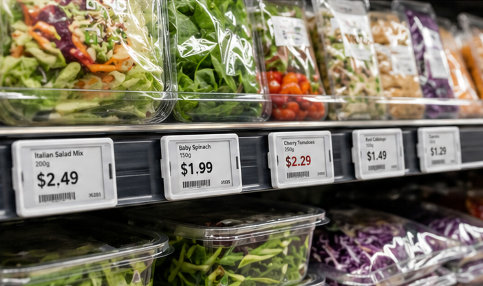 etiquetas electrónicas de estantería para retail