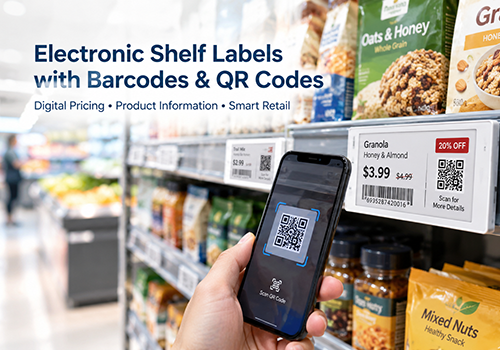 Can Electronic Shelf Labels Display Barcodes and QR Codes?