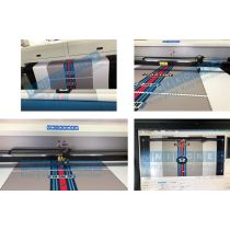 180cm*90cm printed fabric laser cutting