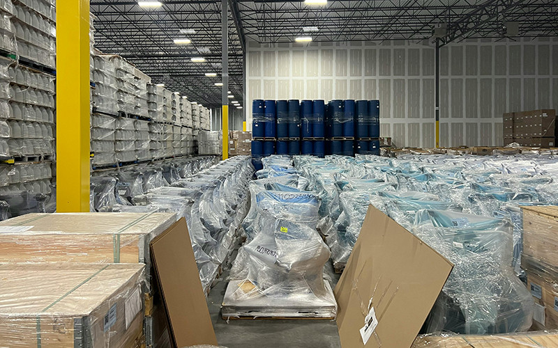 Chemical raw material storage