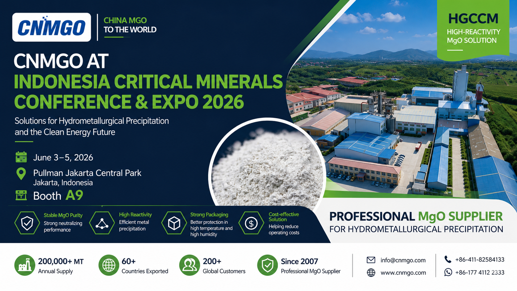 CNMGO at Indonesia Critical Minerals Conference & Expo 2026 | Booth A9