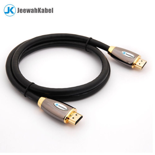 High Speed 2160p 4K 3D Zinc Alloy Shell HDTV Gold Braided Ultra HD HDMI Cable