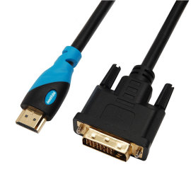 High Quality  HDMI to DVI Male to Male Cord DVI 24+1