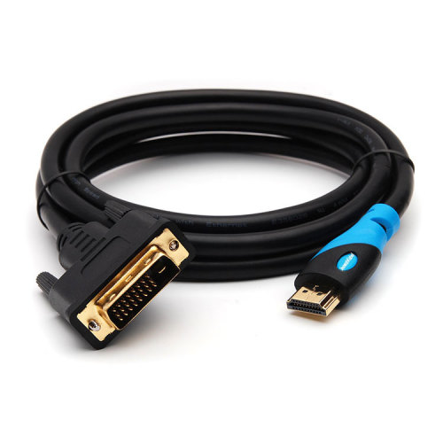 High Quality  HDMI to DVI Male to Male Cord DVI 24+1