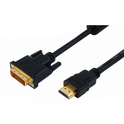 24K hdmi cable gold plated hdmi to DVI cable hdmi vga adaptor for monitor,TV,computer,media player
