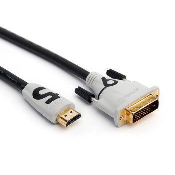 High Speed HDMI to DVI Cable Adapter 24+1 pin Gold Plated upports 3D 1080P