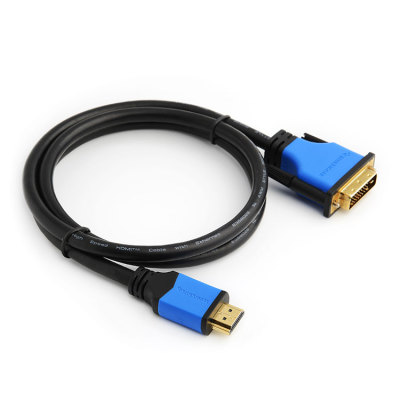 High Speed  HDMI to DVI Cable Adapter 24+1 pin Gold Plated supports 3D 1080P