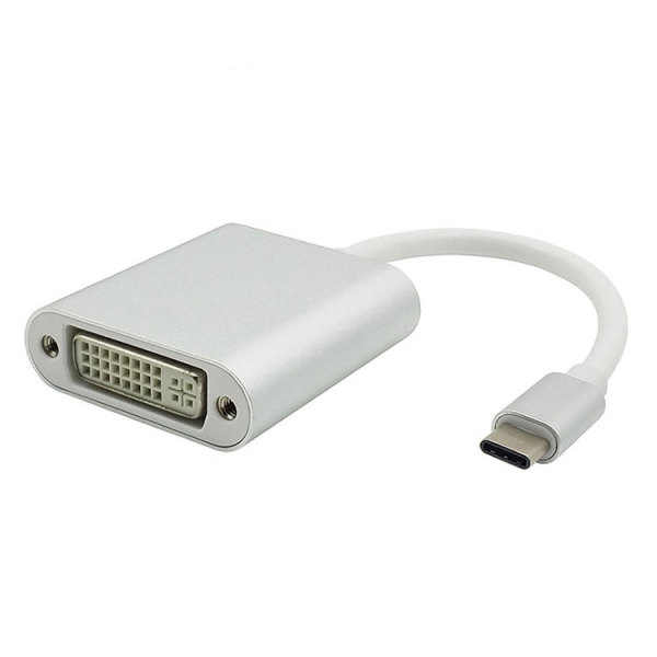 HD 1080P USB 3.1 Type C Male to DVI Female Adapter Cable for Macbook Chromebook Pixel