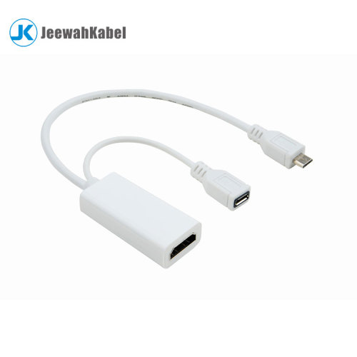 Male Micro USB to Female Hdmi Adapter Converter Cable 1080p HDTV