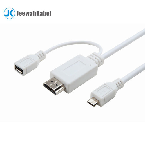Male Micro USB to male Hdmi Adapter Converter Cable 1080p HDTV