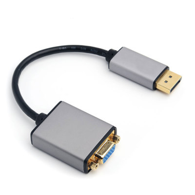 Male to female displayport  port to vga adapter cable converter