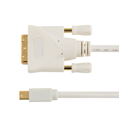 Mini Displayport to DVI Adapter Converter Mini Displayport  To DVI Male to Female 1080P Cable Adapter