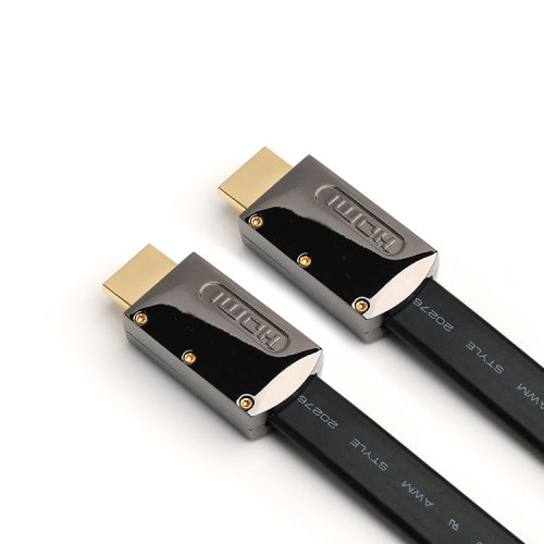 2.0 V 4K*2K Gold--plated Flat HDMI Cable male to male full HD 3D for PS3 XBOX HDTV