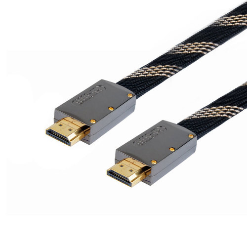 Zinc Alloy Premium Flat HDMI Cord HDMI 2.0Cable 4K for UHD TV