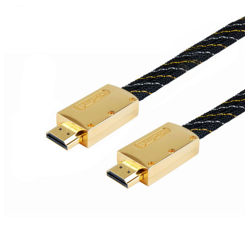 Zinc Alloy Premium Flat HDMI Cord HDMI 2.0Cable 4K for UHD TV