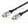 24K Gold Plated Aluminum Shell male to male 4k Flat hdmi 2.0 cable