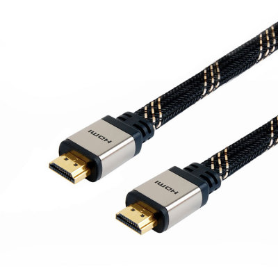 24K Gold Plated Aluminum Shell male to male 4k Flat hdmi 2.0 cable