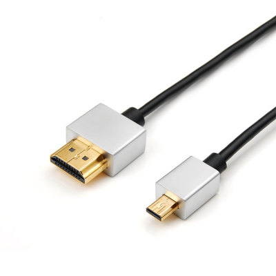 OD 4.2mm 4K support 3D male to male hdmi to hdmi cable slim with ethernet