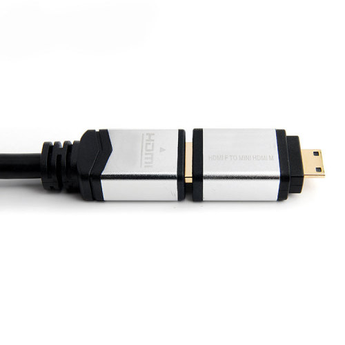 Vision high speed 4K*2K Mini hdmi male to female audio adapter 1080p