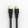 Gold plated Connector A to A 19pins HDMI cable with  black PVC Injection model