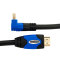 High speed 90 Degree  male to male HDMI support 3D 4K Ultra HD HDMI Cable