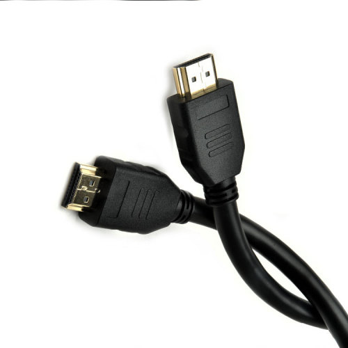 Basic Black HDMI Cable male to male with Ethernet Supports 1080P 3D and Audio Rerure Channel