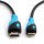 High Speed  Mini HDMI Cable with Ethernet, ARC, PS4, XBOX, HDTV  Black+Blue PVC Injection Assembly