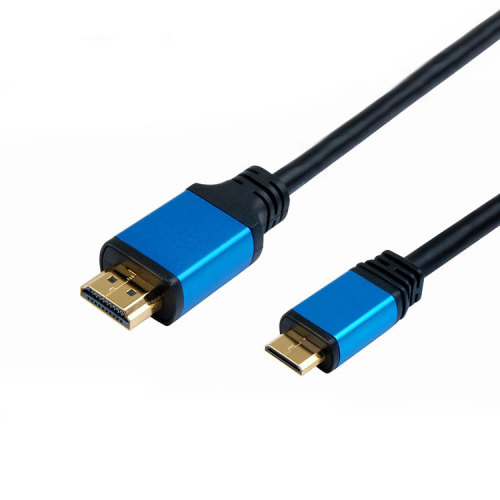 24K Gold Plated Aluminum Shell male to male 4k Mini hdmi 2.0 cable