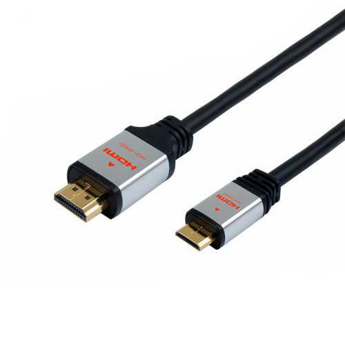 24K Gold Plated Aluminum Shell male to male 4k Slim Mini hdmi 2.0 cable