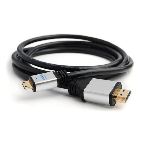 24K Gold Plated Aluminum Shell male to male 4k Mini hdmi 2.0 cable