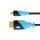 High Speed  Mini HDMI Cable with Ethernet, ARC, PS4, XBOX, HDTV  Black+Blue PVC Injection Assembly