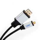 High speed 3D 4K 2160P hd video Micro  HDMI CABLE for HDTV PS3 HDCP 2.2 18Gbps