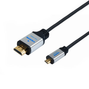 High speed 3D 4K 2160P hd video Micro  HDMI CABLE for HDTV PS3 HDCP 2.2 18Gbps