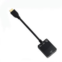 Gold Plated 0.25m1080P HDMI TO VGA adapter