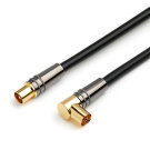 High performance Metal Shell 90 degree assembly jumper rg6 sma coaxial cable